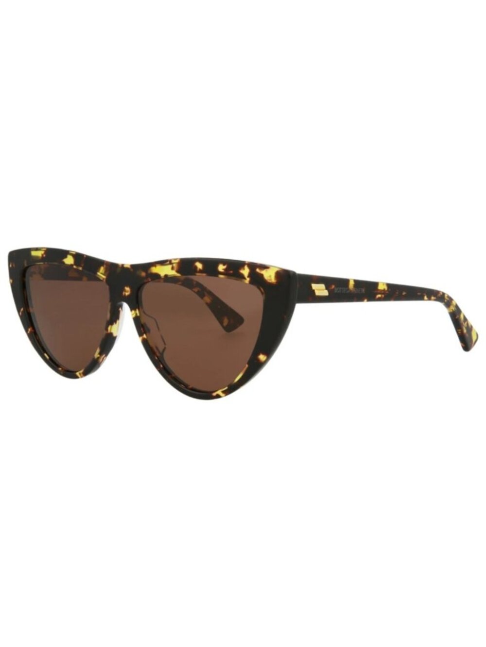 New Bottega Veneta Women's Sunglasses Cat Eye Acetate Frame Havana Havana Brown